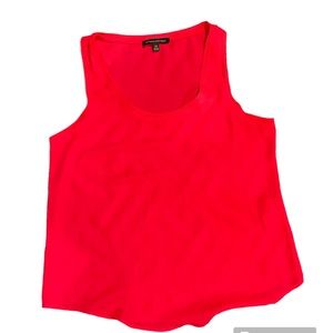 Banana Republic Bright Coral Pink Scoop Tank Top XS